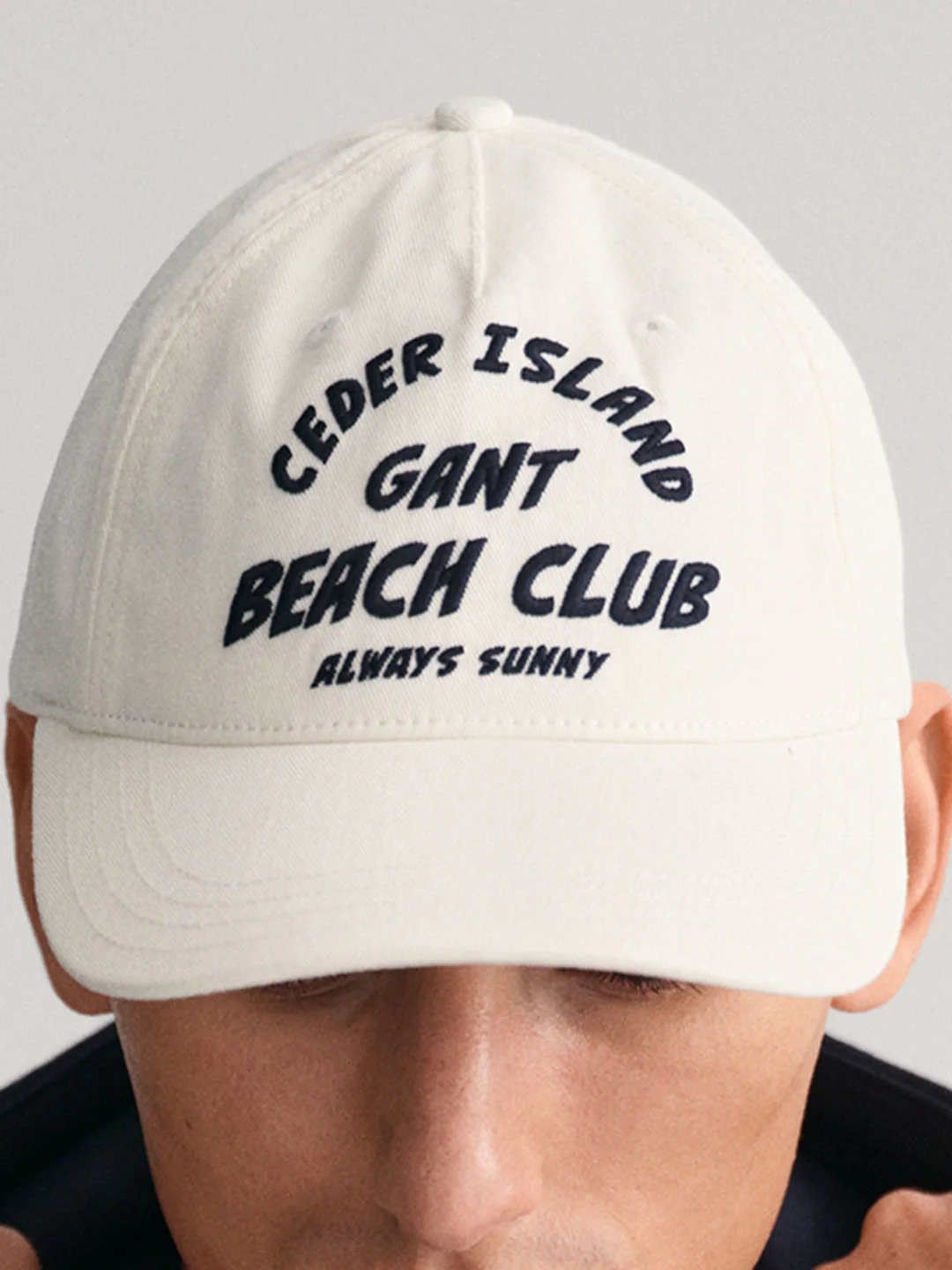 Gant Men White Solid Caps - Image 3