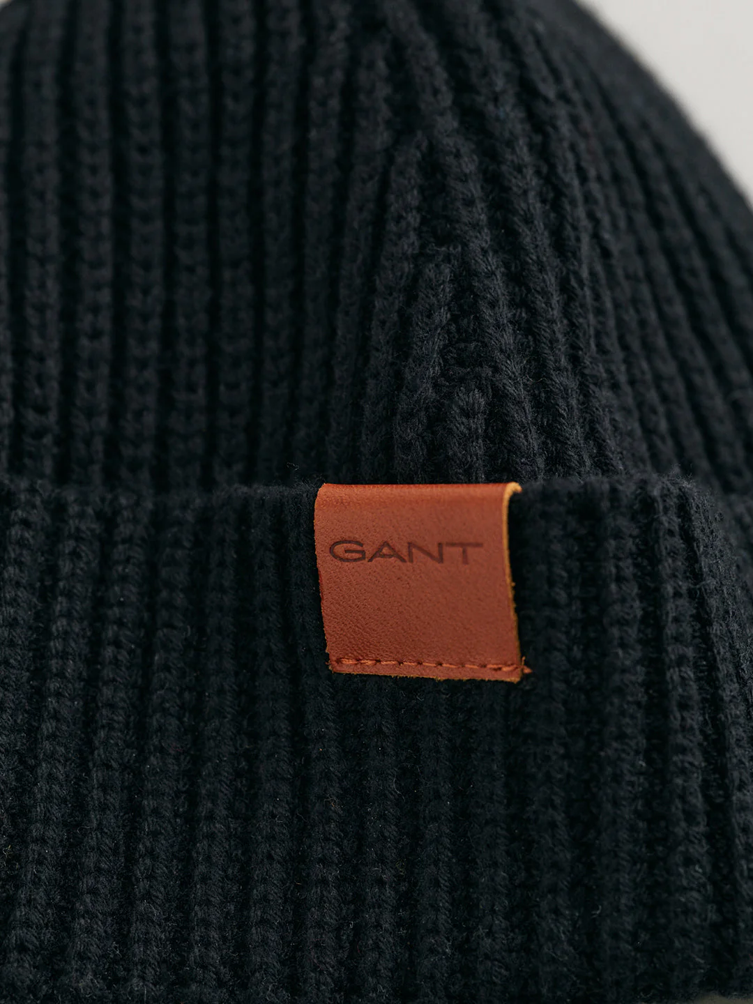 Gant Men Black Solid Beanie - Image 2
