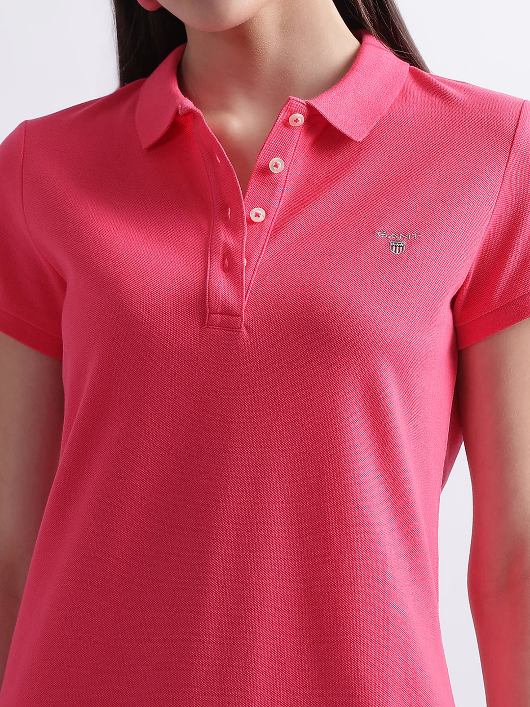 Gant Solid Cotton T-shirt Dress - Image 4