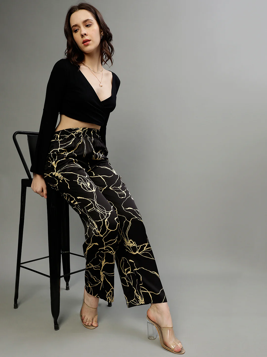 Gant Women Printed Relaxed Fit Trouser - Image 5