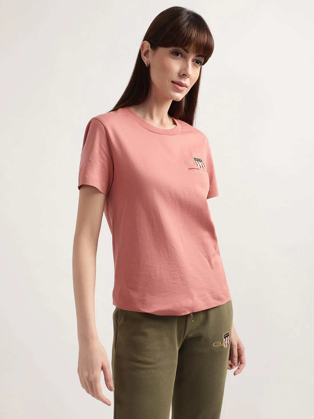 Gant Terracotta Pink Regular Fit T-Shirt - Image 4