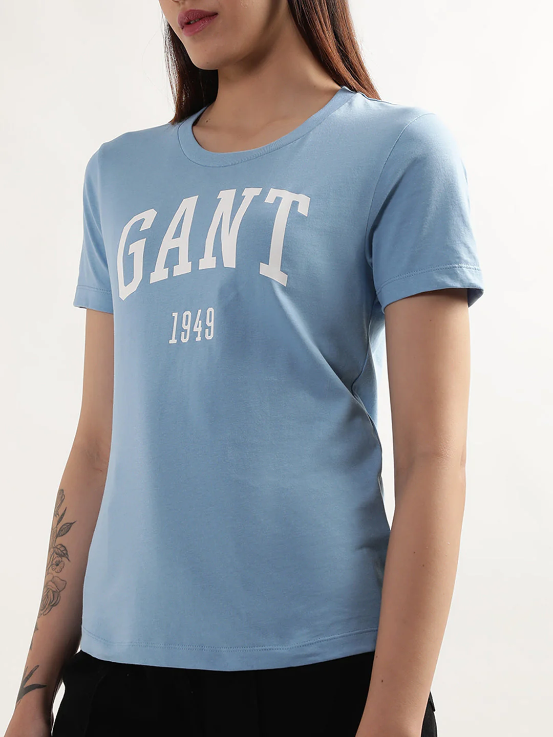 Gant Blue Preppy Logo Regular Fit T-Shirt - Image 3