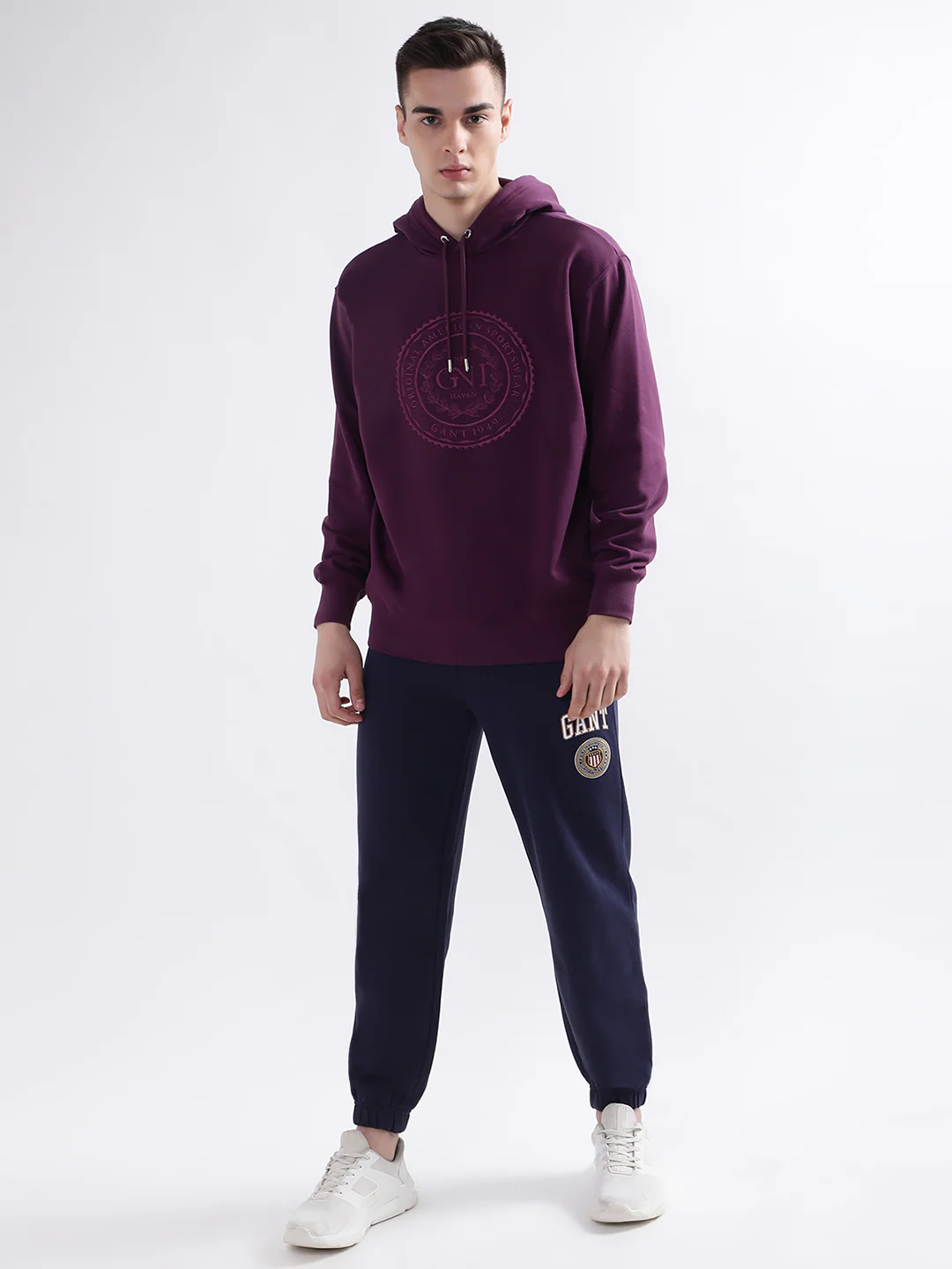 Gant Women Printed Regular-Fit Cotton Jogger - Image 4