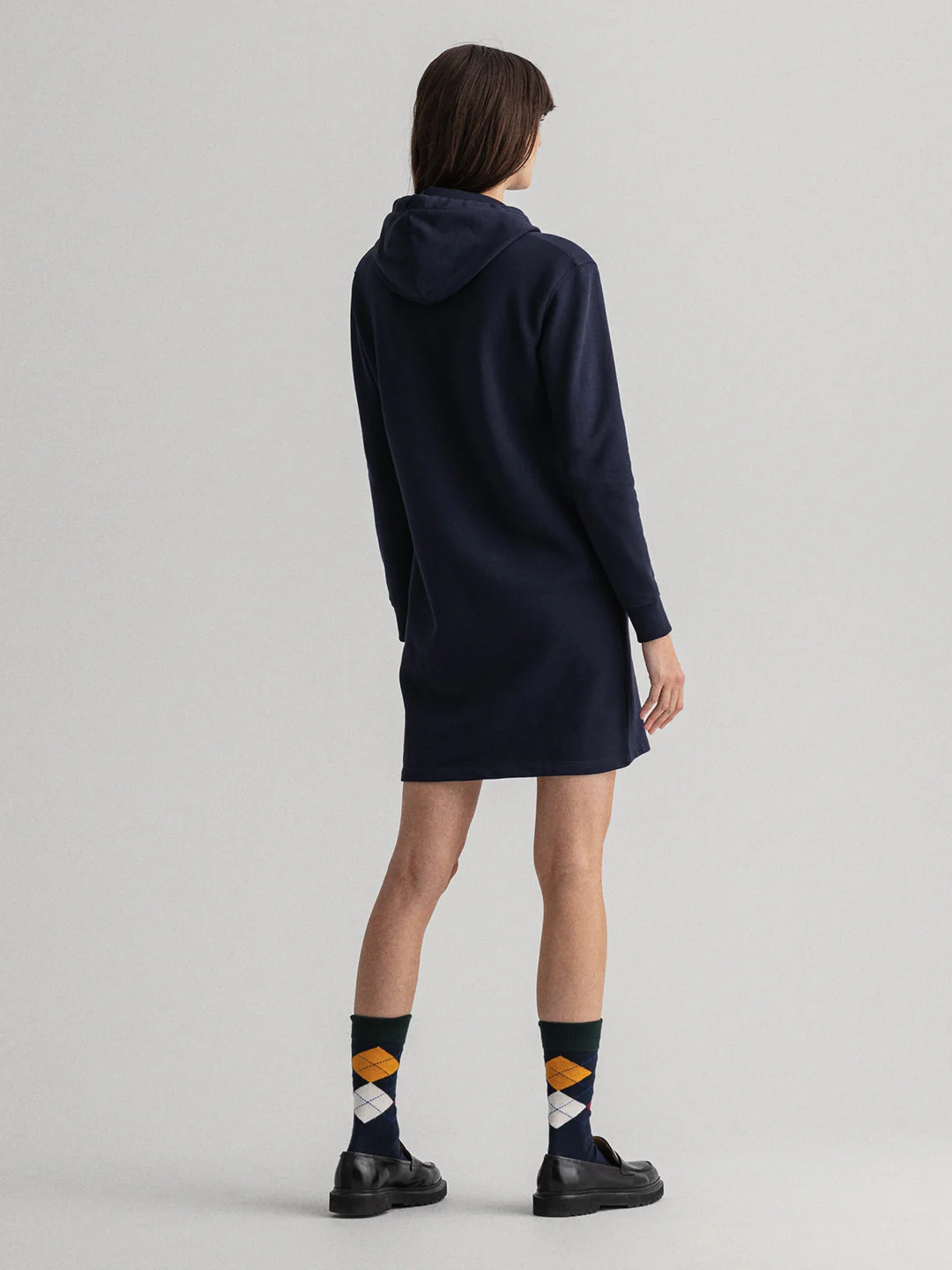 Gant Women Blue Hooded Sweatshirt - Image 4