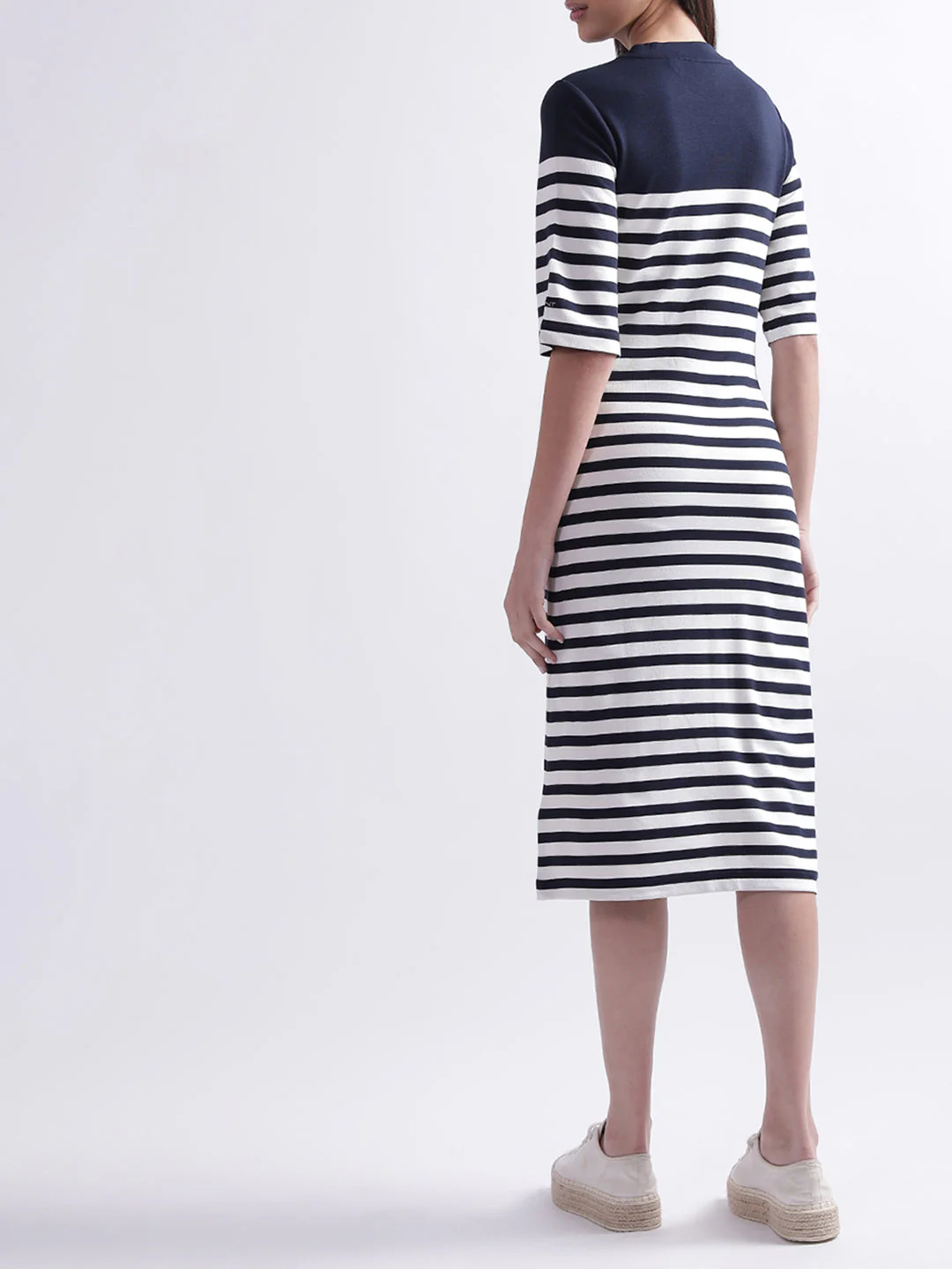 Gant Striped Midi T-shirt Dress - Image 3