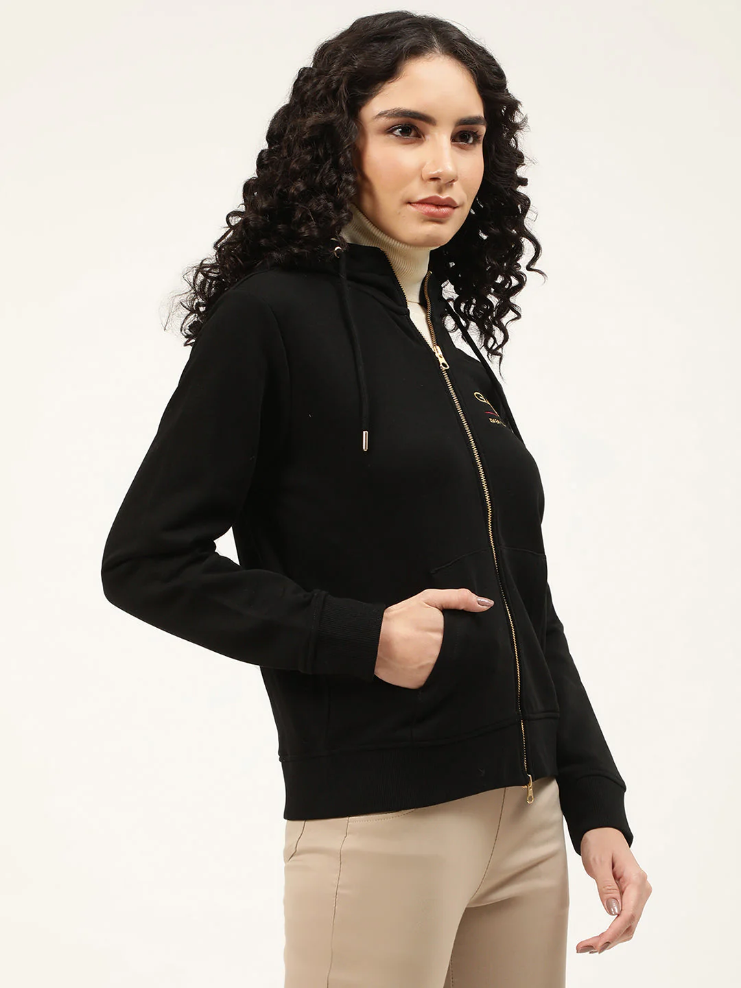 Gant Mock Collar Cotton Sweatshirt - Image 3