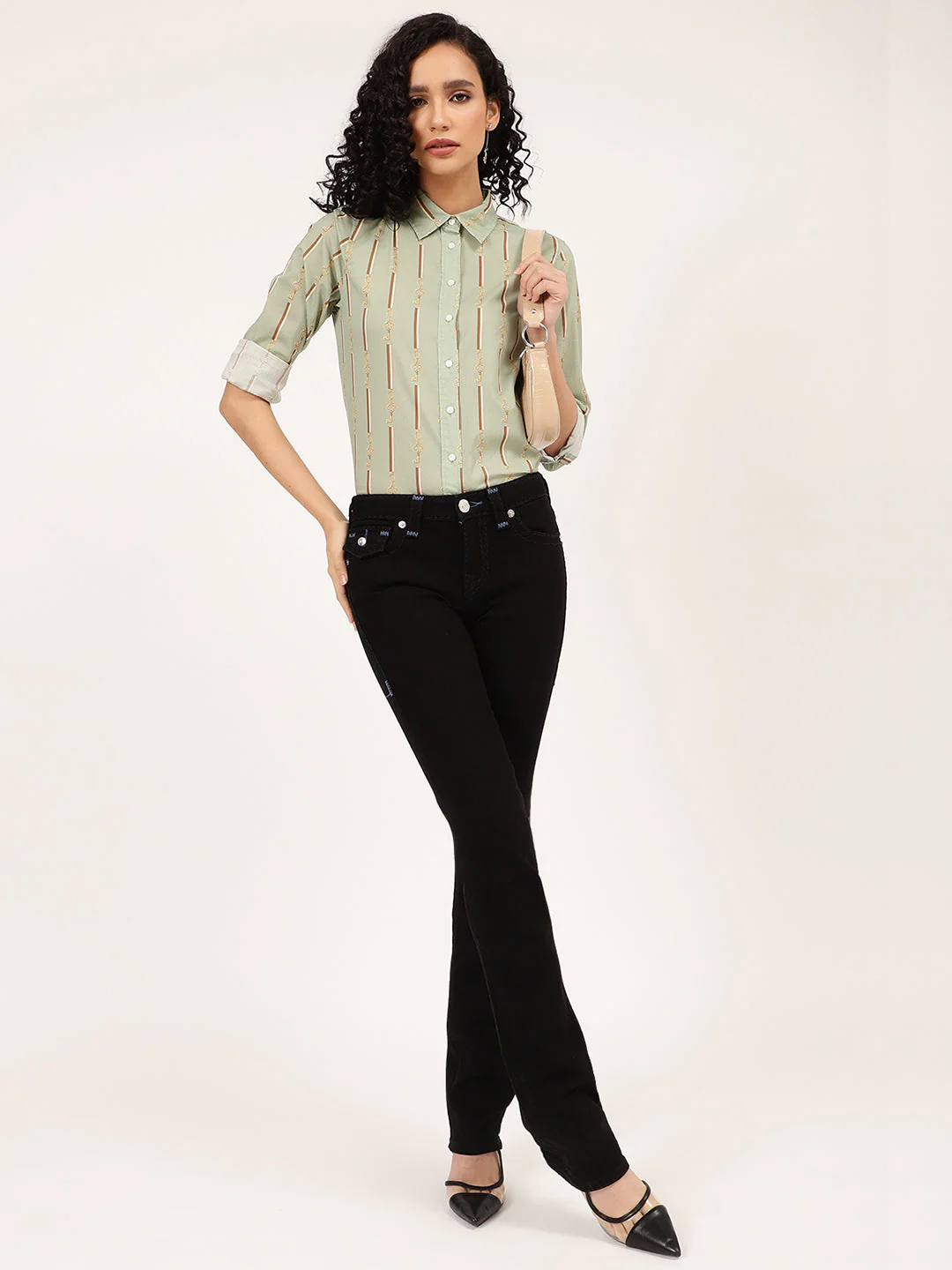 Gant Green Printed Regular Fit Shirt - Image 5