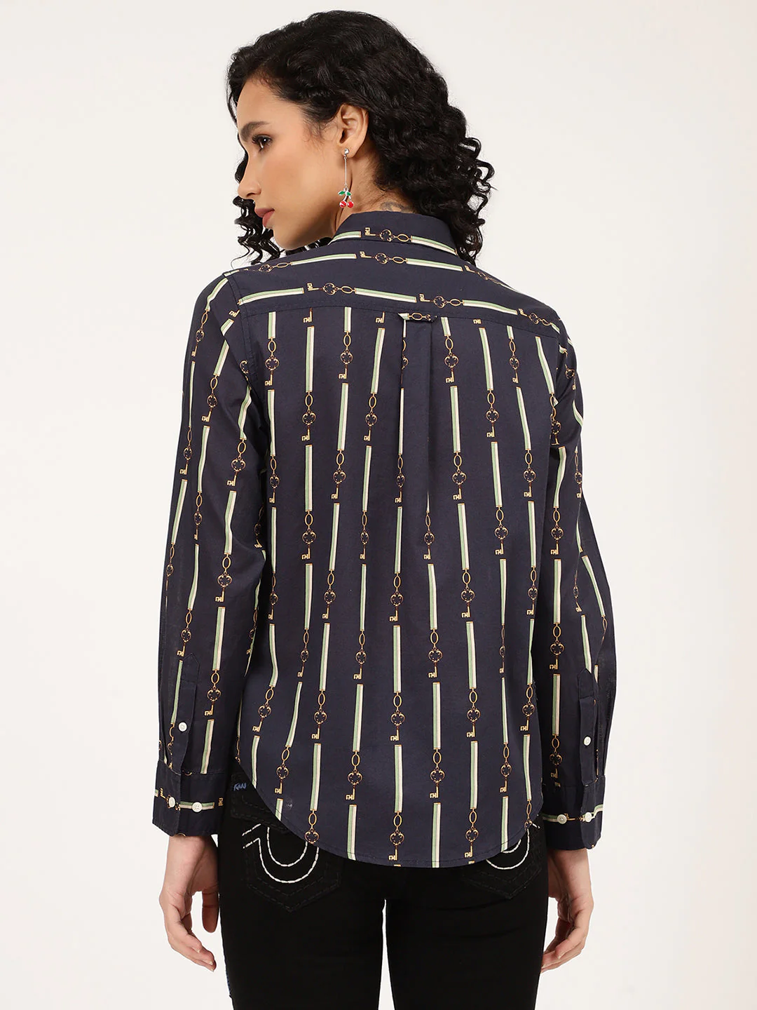 Gant Blue Printed Regular Fit Shirt - Image 2