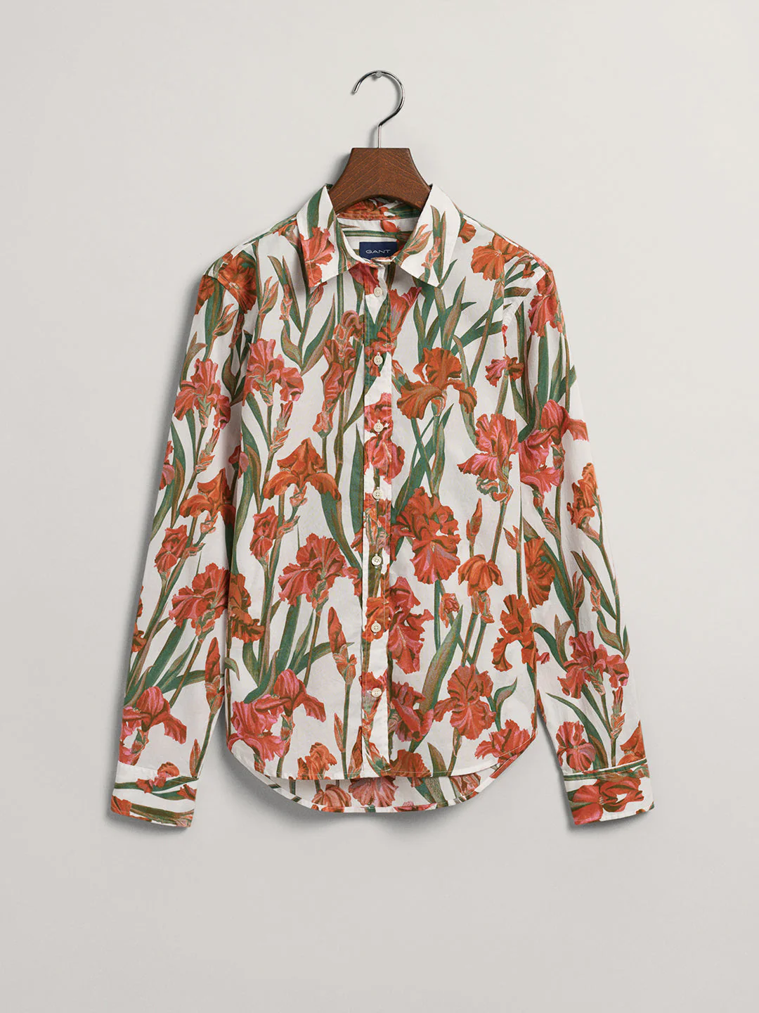 Gant Eggshell Preppy Floral Print Regular Fit Shirt - Image 5