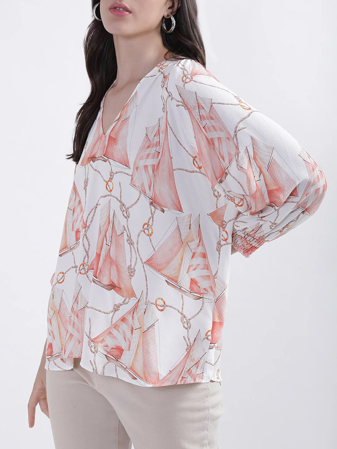Gant Multi Printed Relaxed Fit Top - Image 2