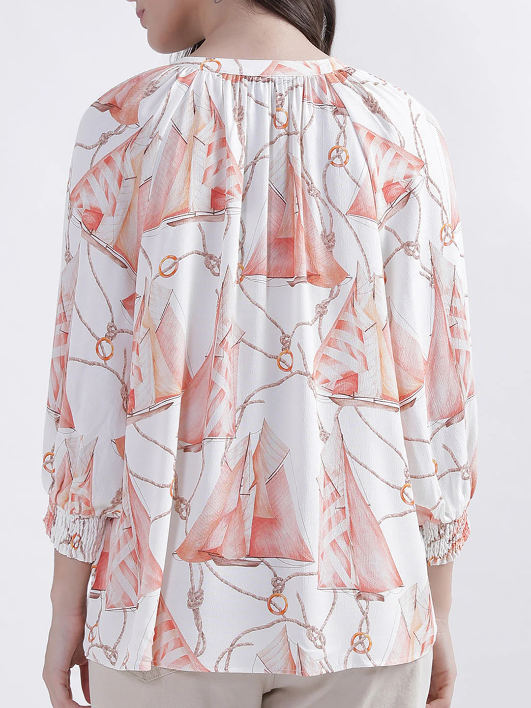 Gant Multi Printed Relaxed Fit Top - Image 4