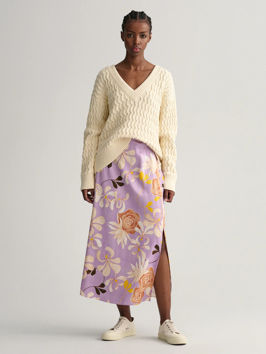 Gant Floral Printed Straight Maxi Skirt - Image 2
