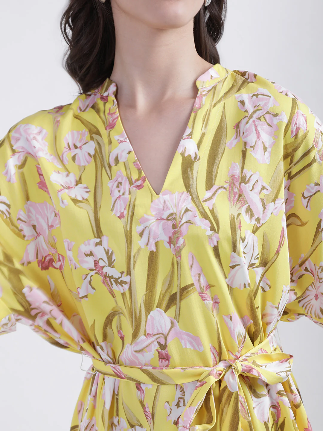 Gant Women Yellow Printed Collar Dress - Image 5