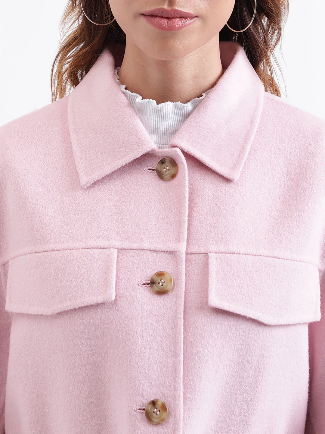 Gant Women Solid Full Sleeves Collar Jacket - Image 6