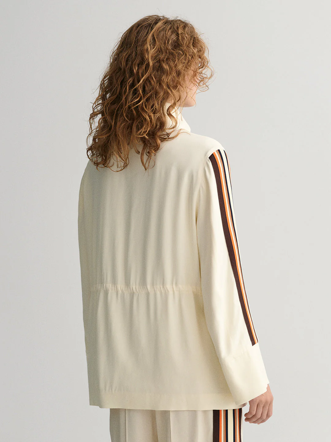 Gant Striped Lightweight Longline Tailored Jacket - Image 2