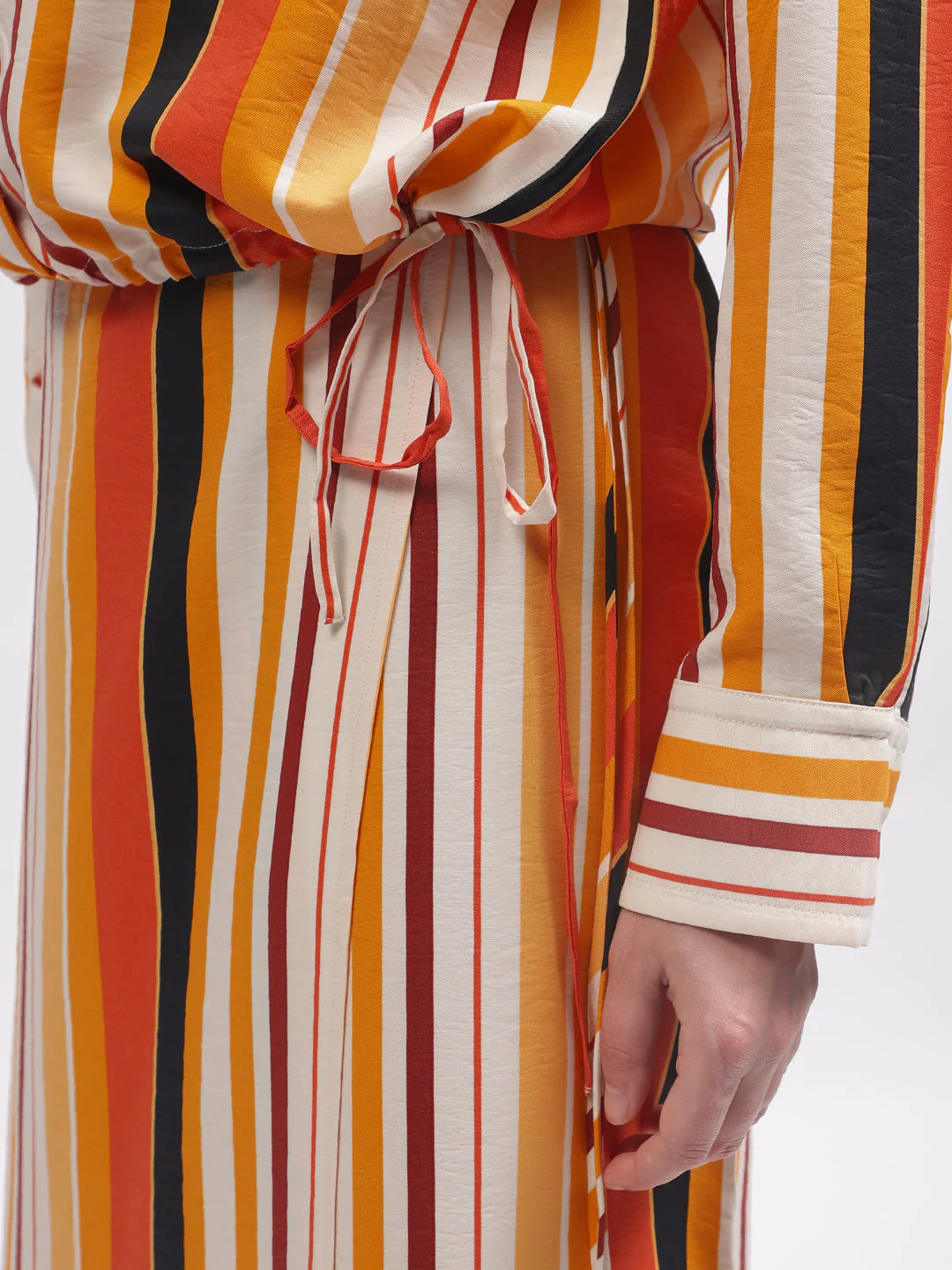 Gant Women Multi Striped Full Sleeves Shirt - Image 7