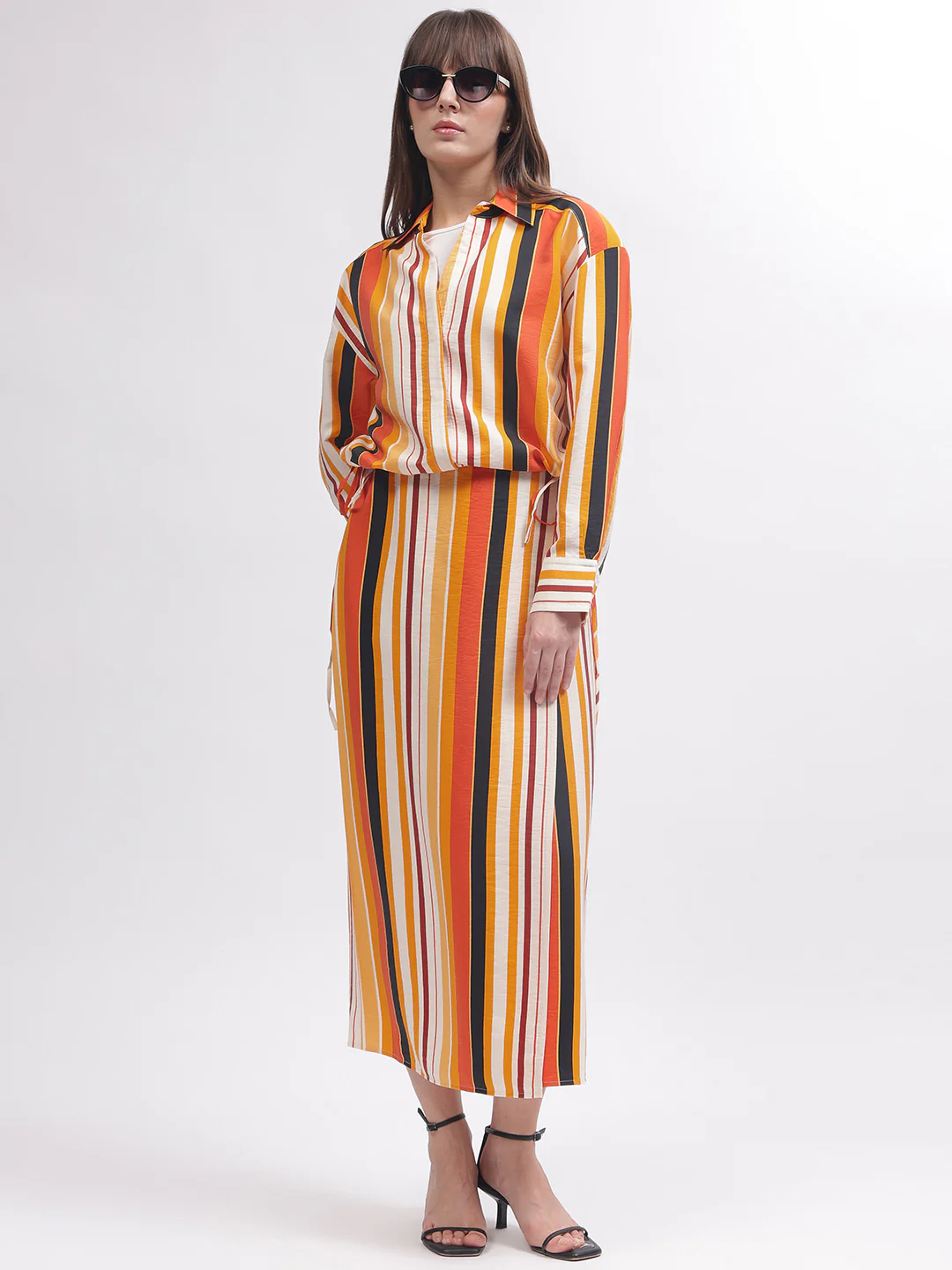 Gant Women Multi Striped Regular Fit Skirt - Image 4