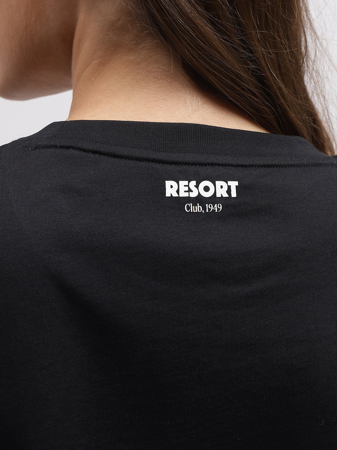 Gant Women Black Printed Round Neck Short Sleeves T-Shirt - Image 5