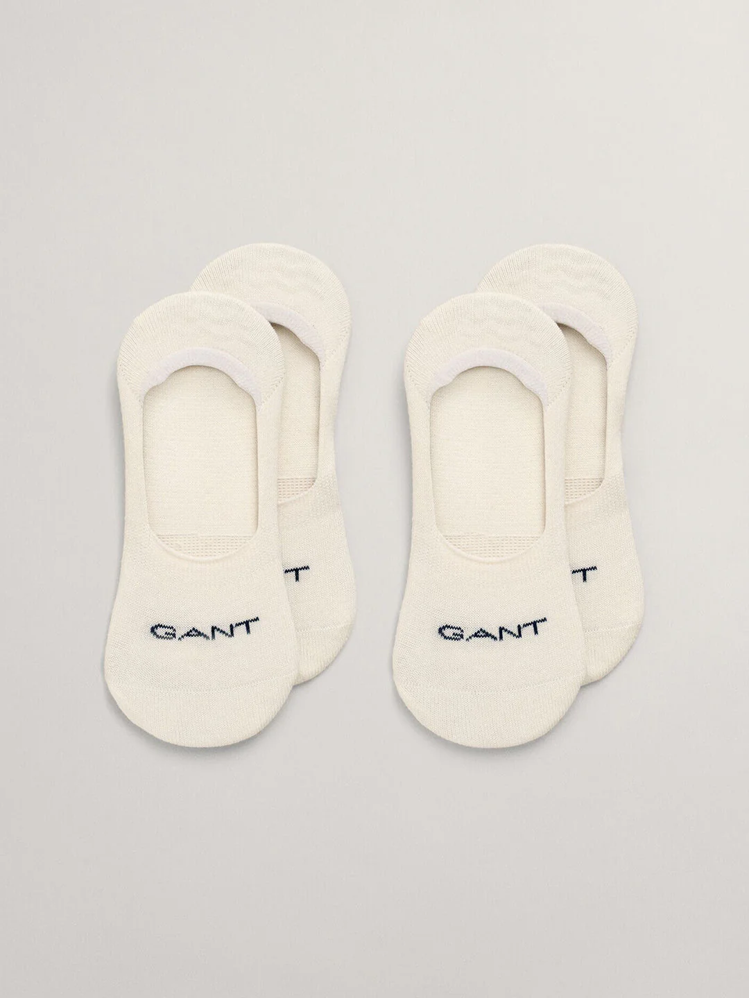 Gant Women Ecru Solid Shoe Liners Socks
