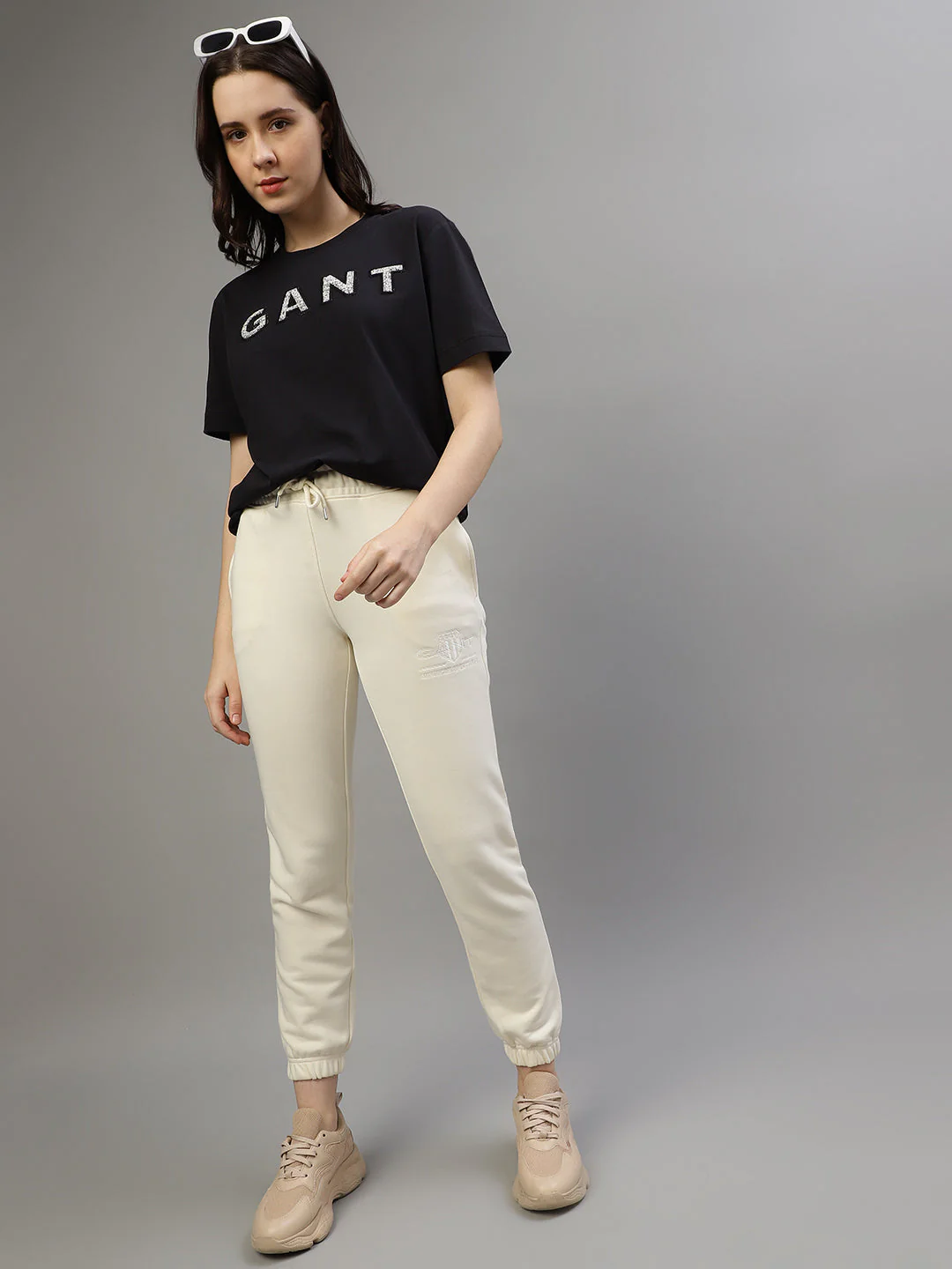 Gant Black Fashion Printed Relaxed Fit T-Shirt - Image 5