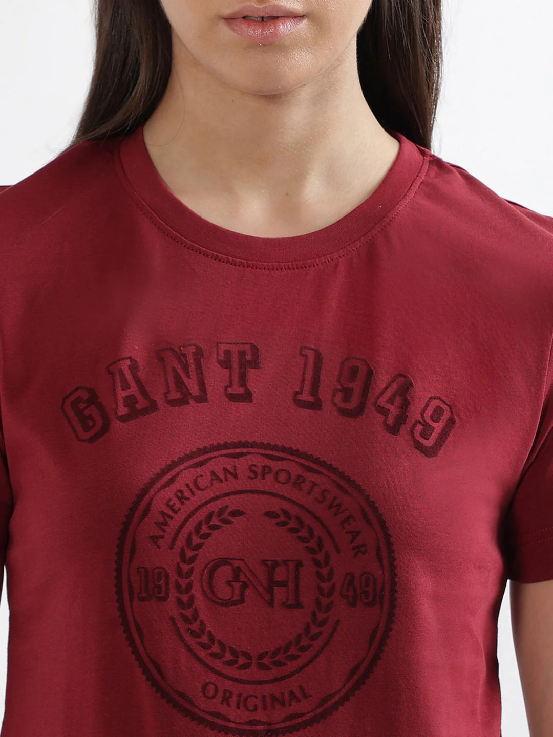 Gant Red Logo Regular Fit T-Shirt - Image 6
