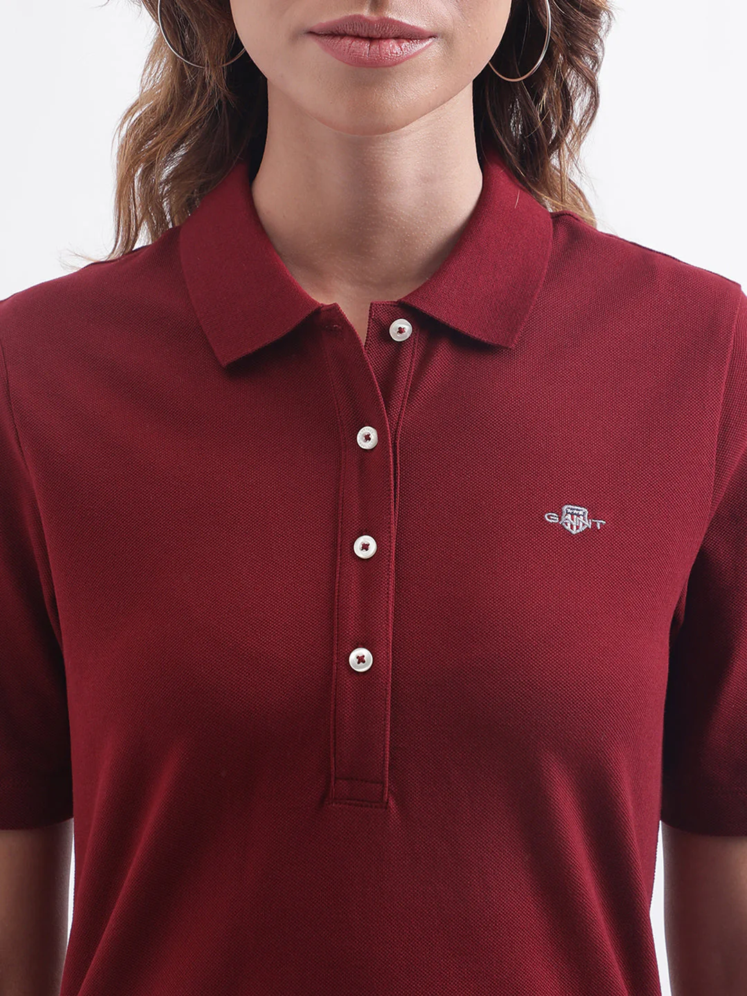 Gant Red Fashion Slim Fit T-Shirt - Image 6