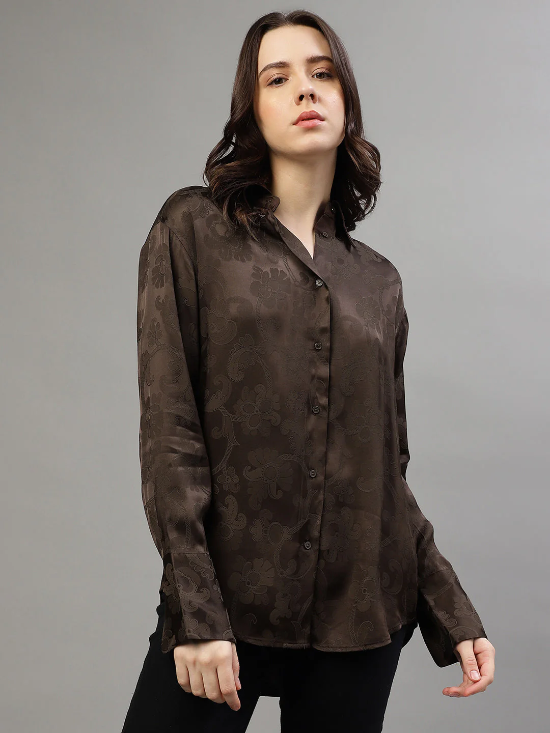 Gant Brown Fashion Relaxed Fit Shirt - Image 2