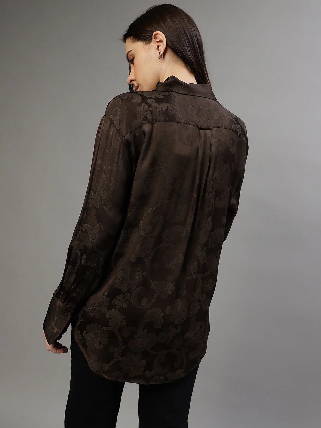 Gant Brown Fashion Relaxed Fit Shirt - Image 4