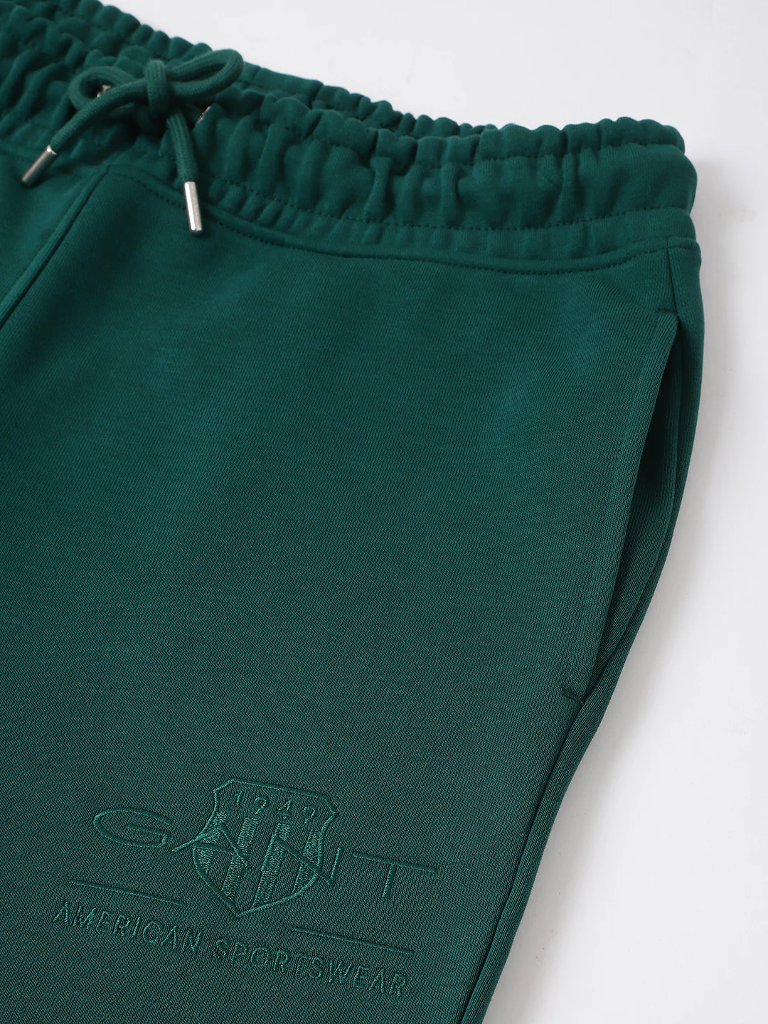 Gant Women Green Solid Jogger Fit Joggers Style Sweatpant - Image 5
