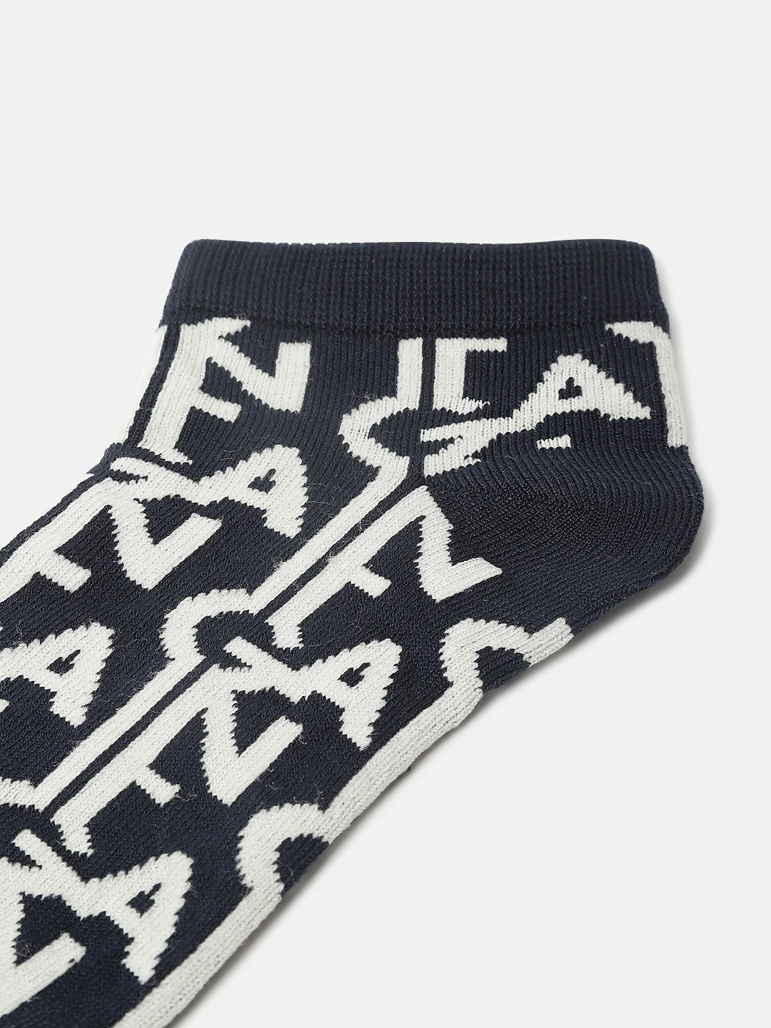 Gant Women Navy Blue Patterned Ankle Length Socks (Pack of 1) - Image 3