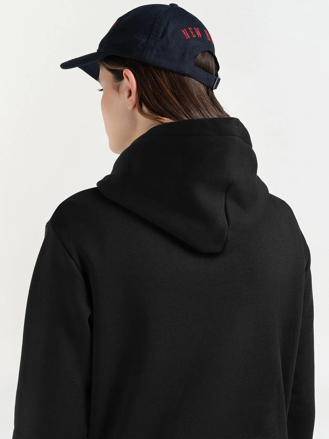 Gant Women Black Graphic Hooded Sweatshirt - Image 6