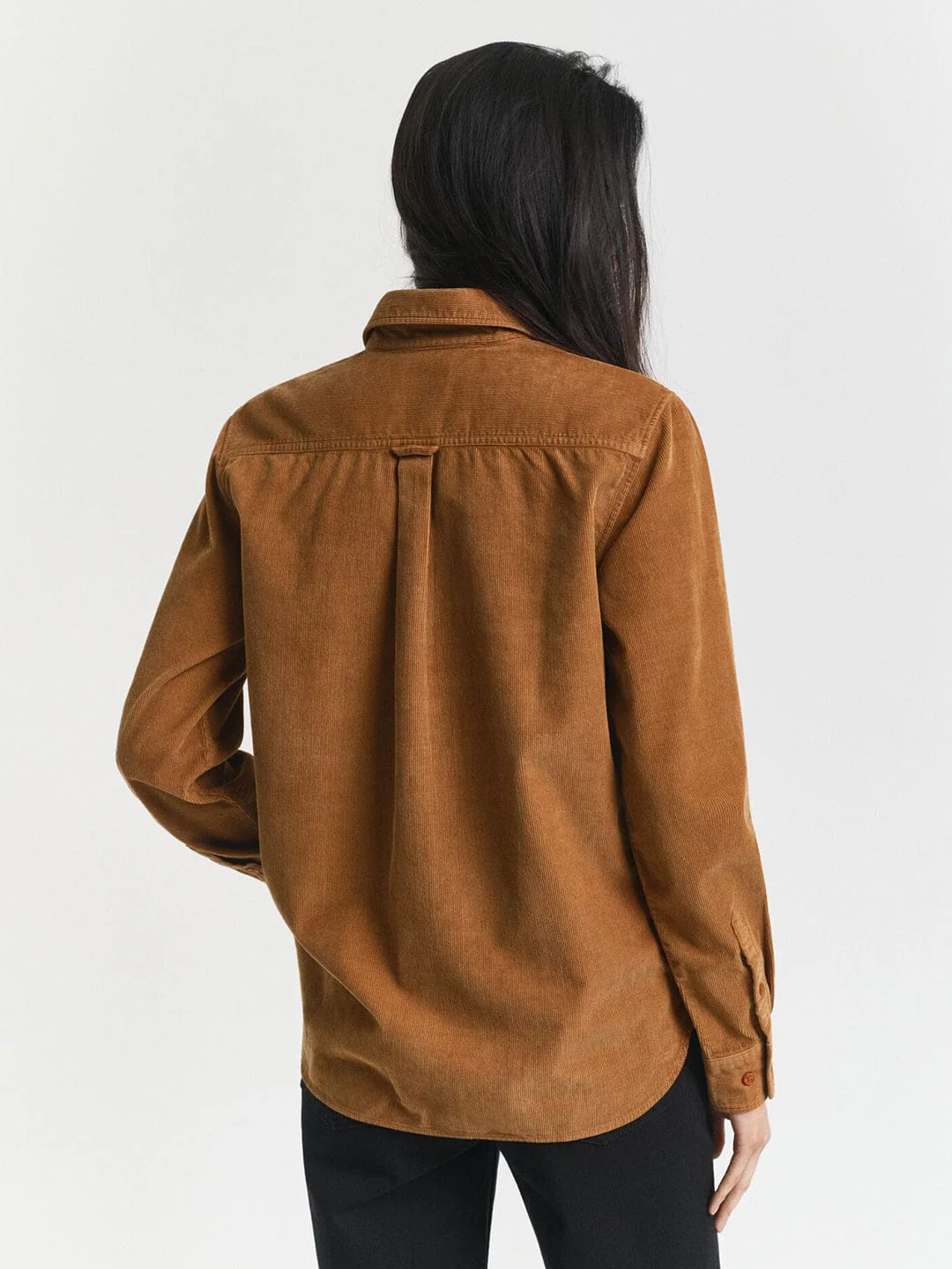 Gant Women Brown Solid Collar Shirt - Image 4