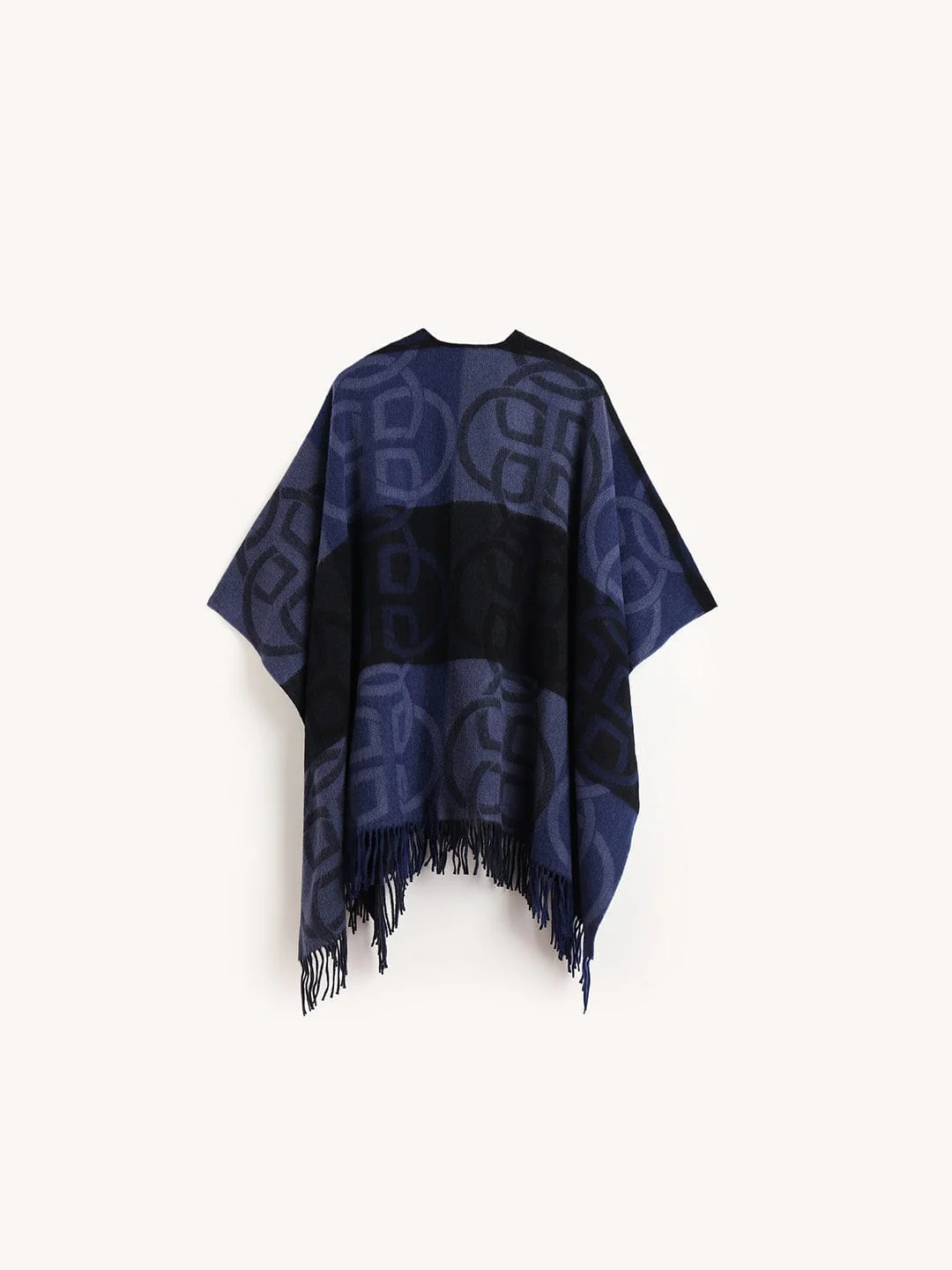 Gant Women Blue Jacquard Scarf - Image 2