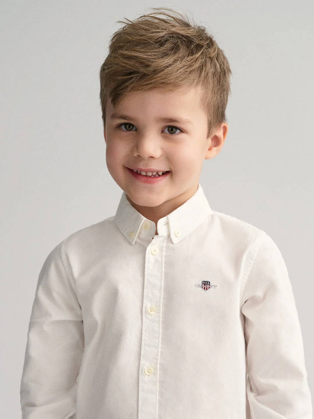 Gant Kids Solid Button-Down Collar Shirt - Image 2
