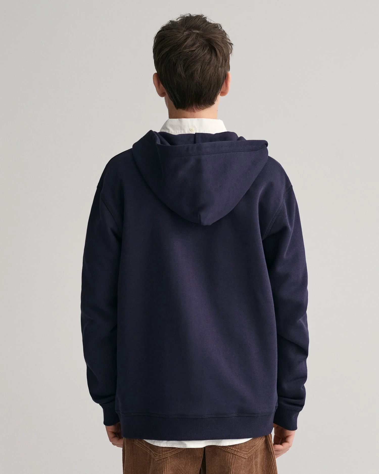 Gant Kids Solid Hooded Sweatshirt - Image 3