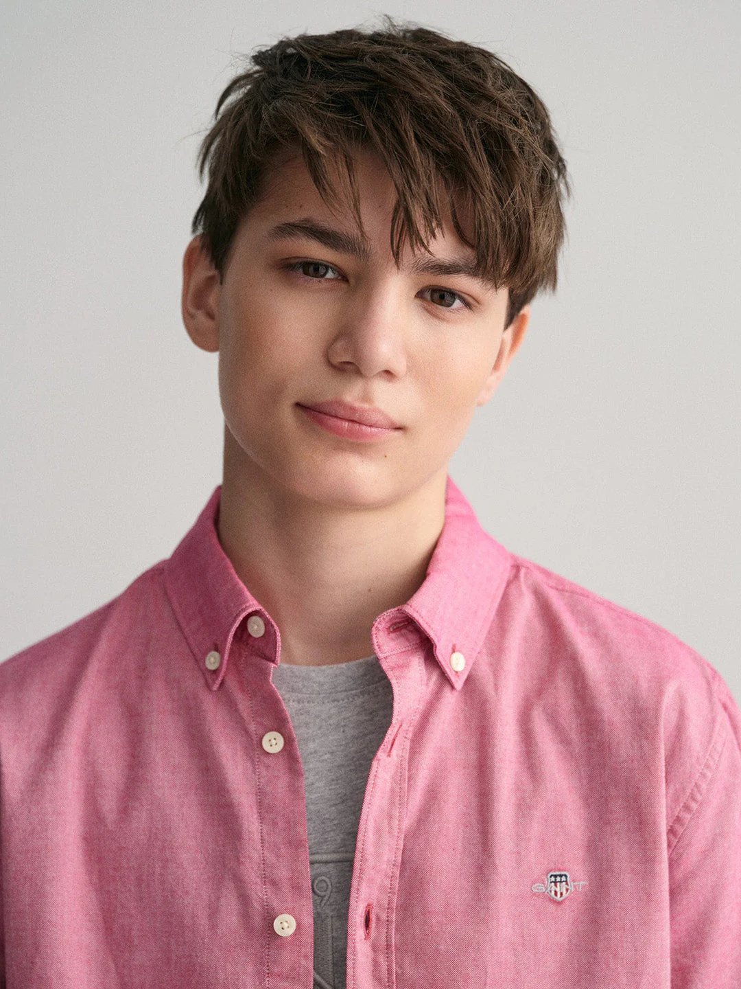 Gant Kids Pink Regular Fit Shirt - Image 2