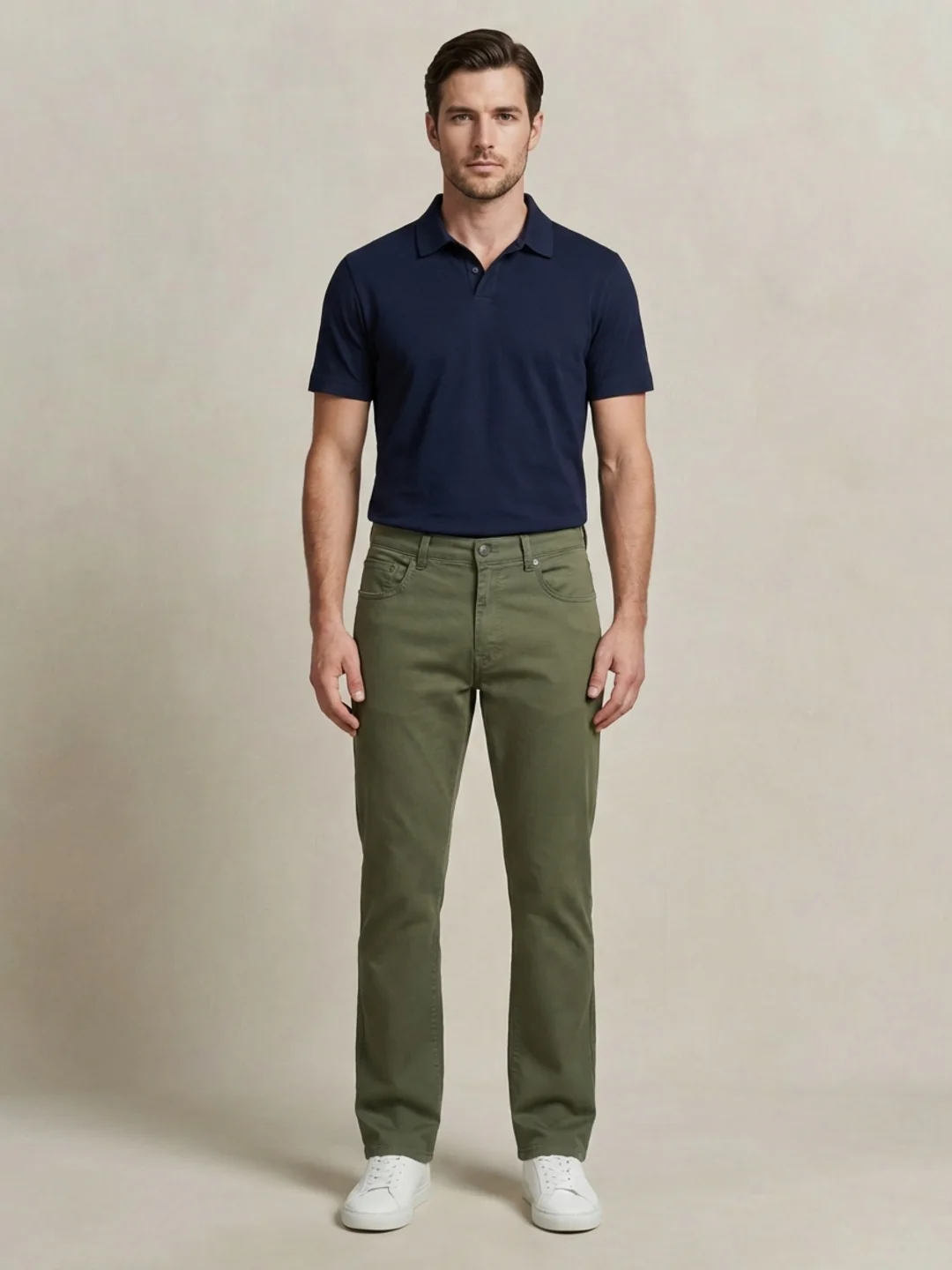 Gant Men Green Solid Stretchable Regular Fit Jeans - Image 4