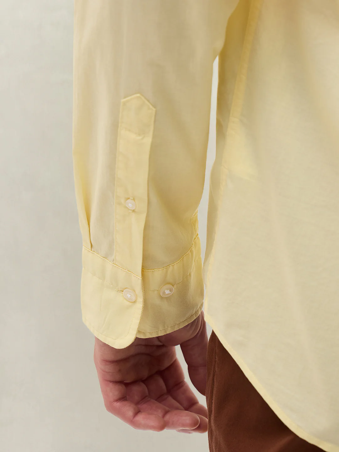 Gant Men Yellow Striped Regular Fit Classic Poplin Shirt - Image 6