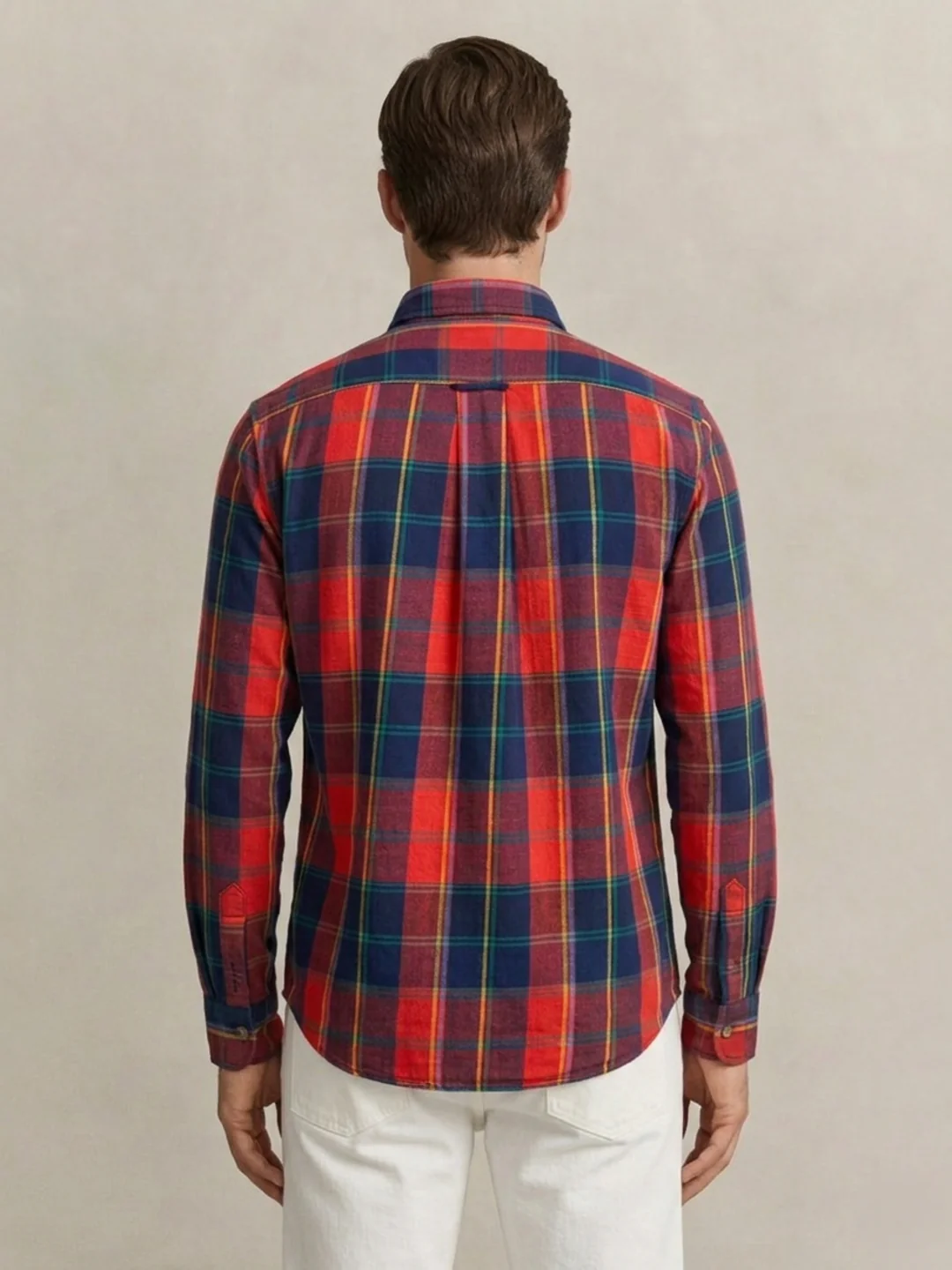 Gant Men Multicolor Checked Regular Fit Pure Cotton Shirt - Image 3