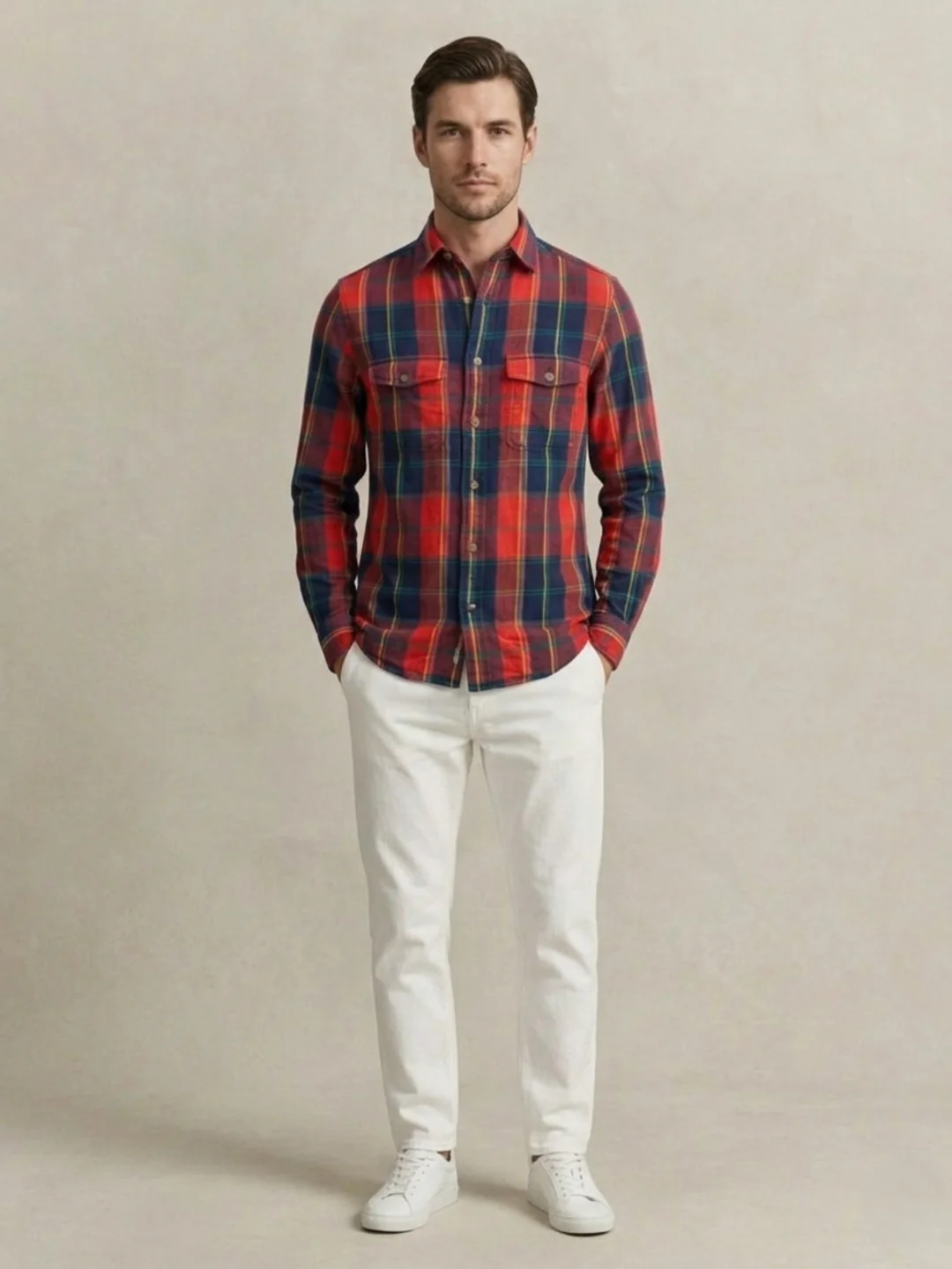 Gant Men Multicolor Checked Regular Fit Pure Cotton Shirt - Image 5