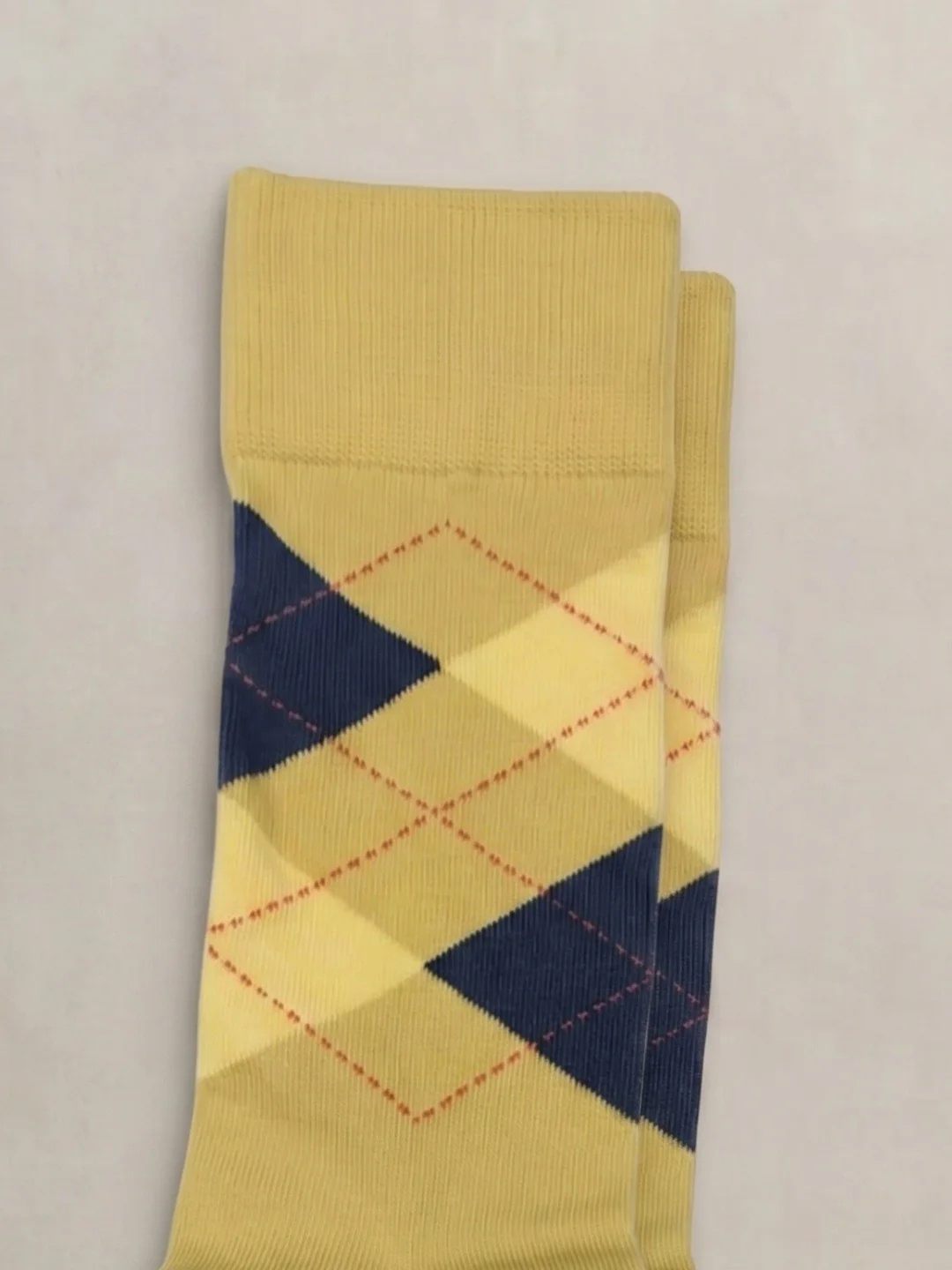 Gant Yellow Cotton Argyle Men Socks - Image 2