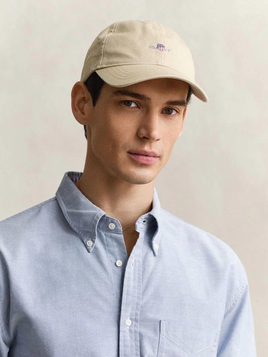 Gant Men Beige Solid Caps