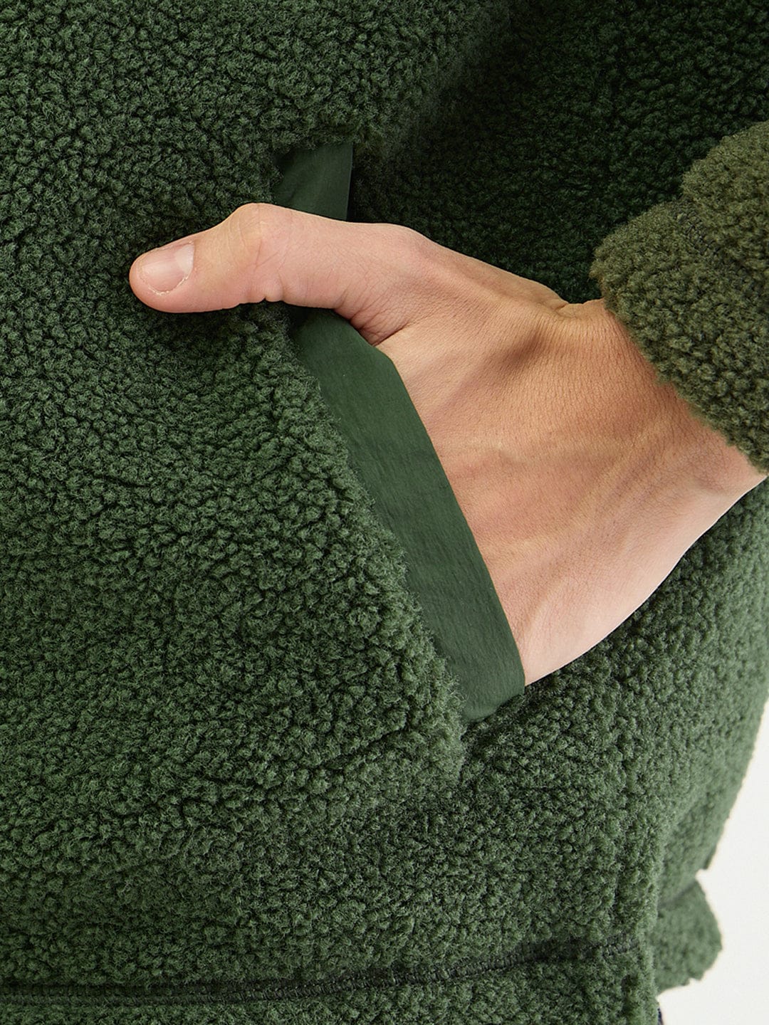 Gant Men Regular Green Textured Sweatshirt - Image 5