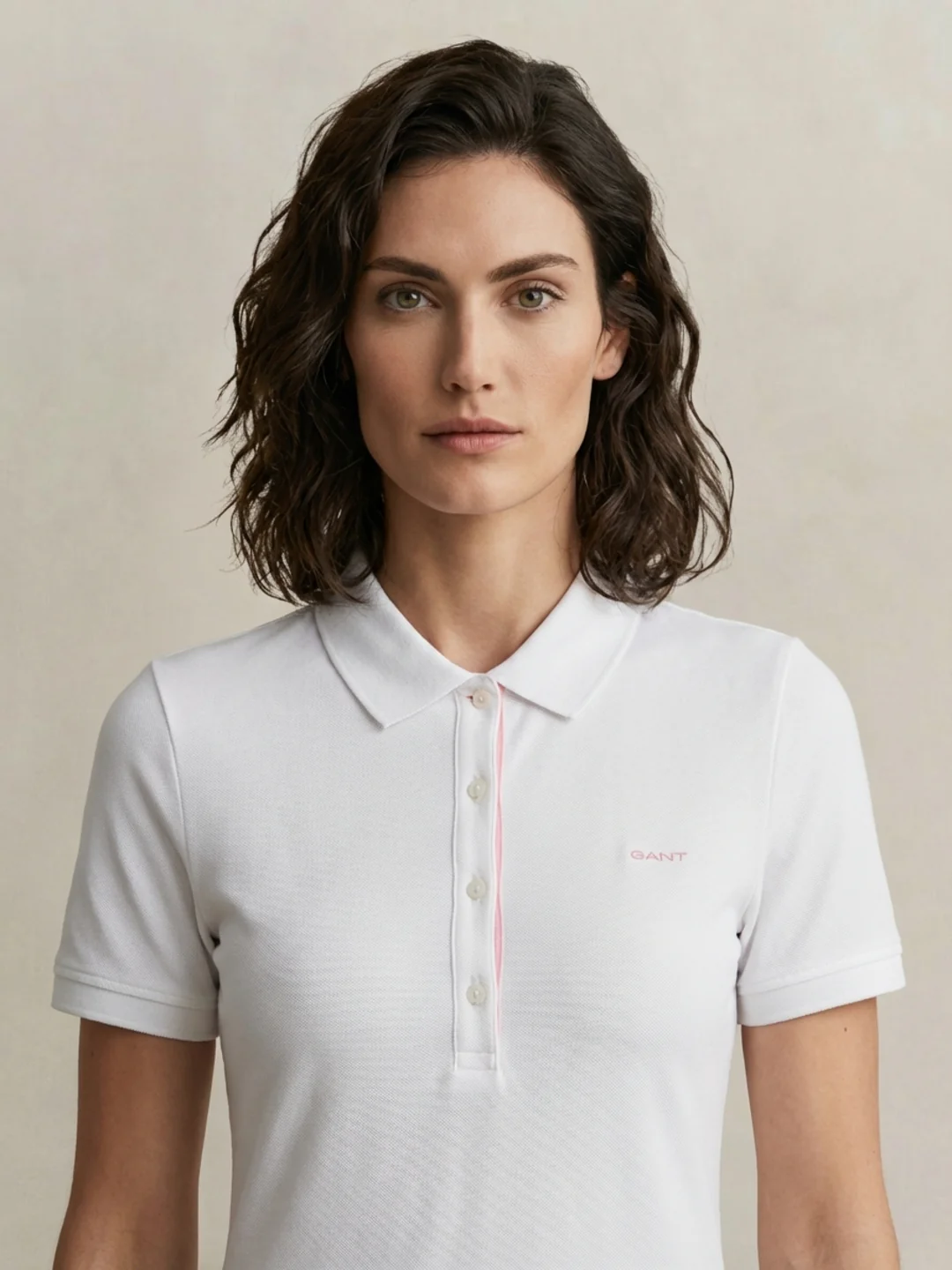 Gant Women White Solid Stretchable Slim Fit Dress - Image 2