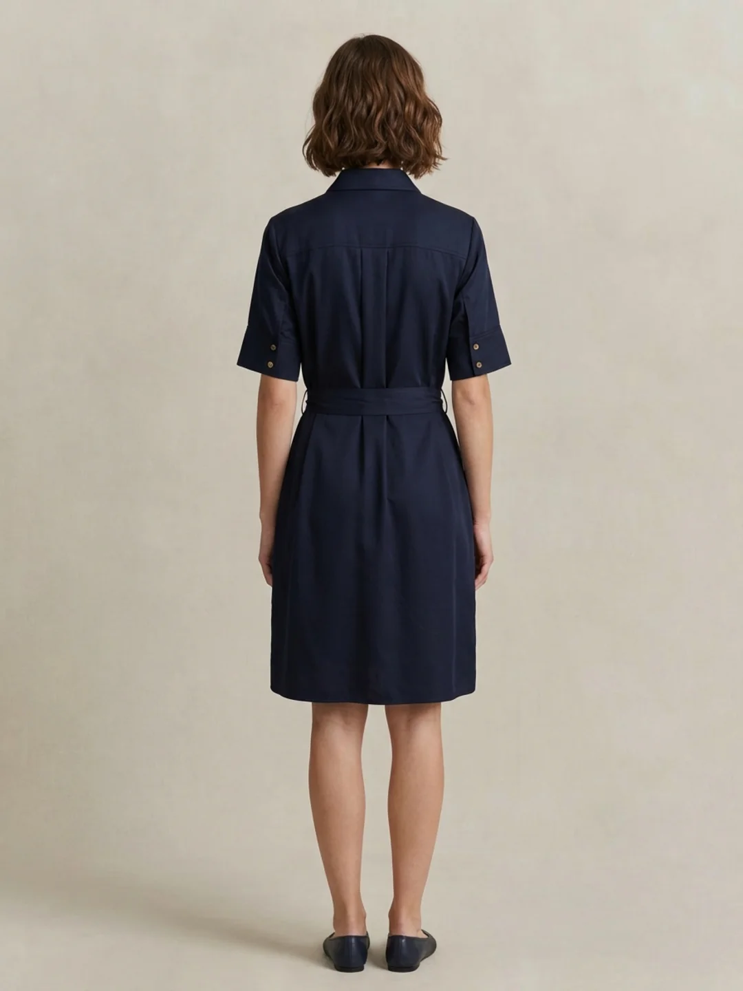 Gant Women Navy Blue Solid Regular Fit Dress - Image 2