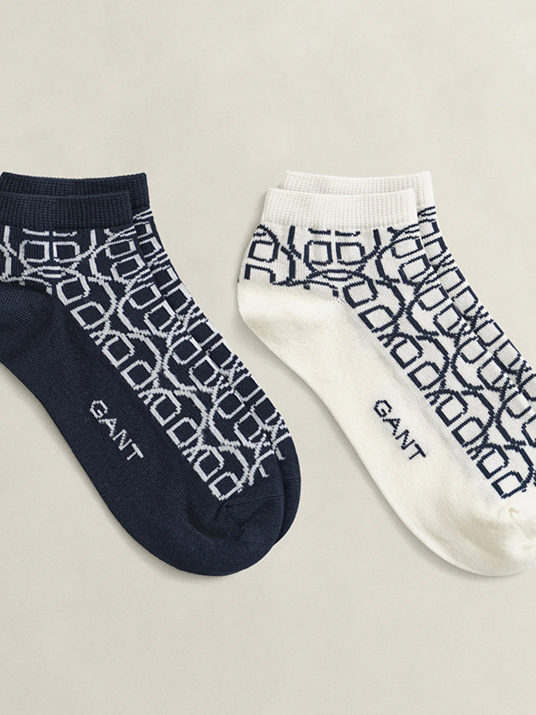 Gant Women Multicolour Printed Monogram Socks Pack of 2 - Image 2