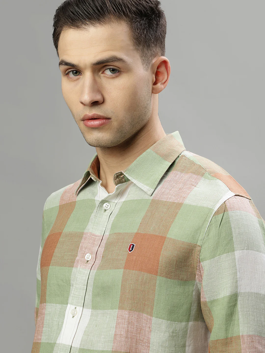 Iconic Multi Checked Regular Fit Shirt - Image 6