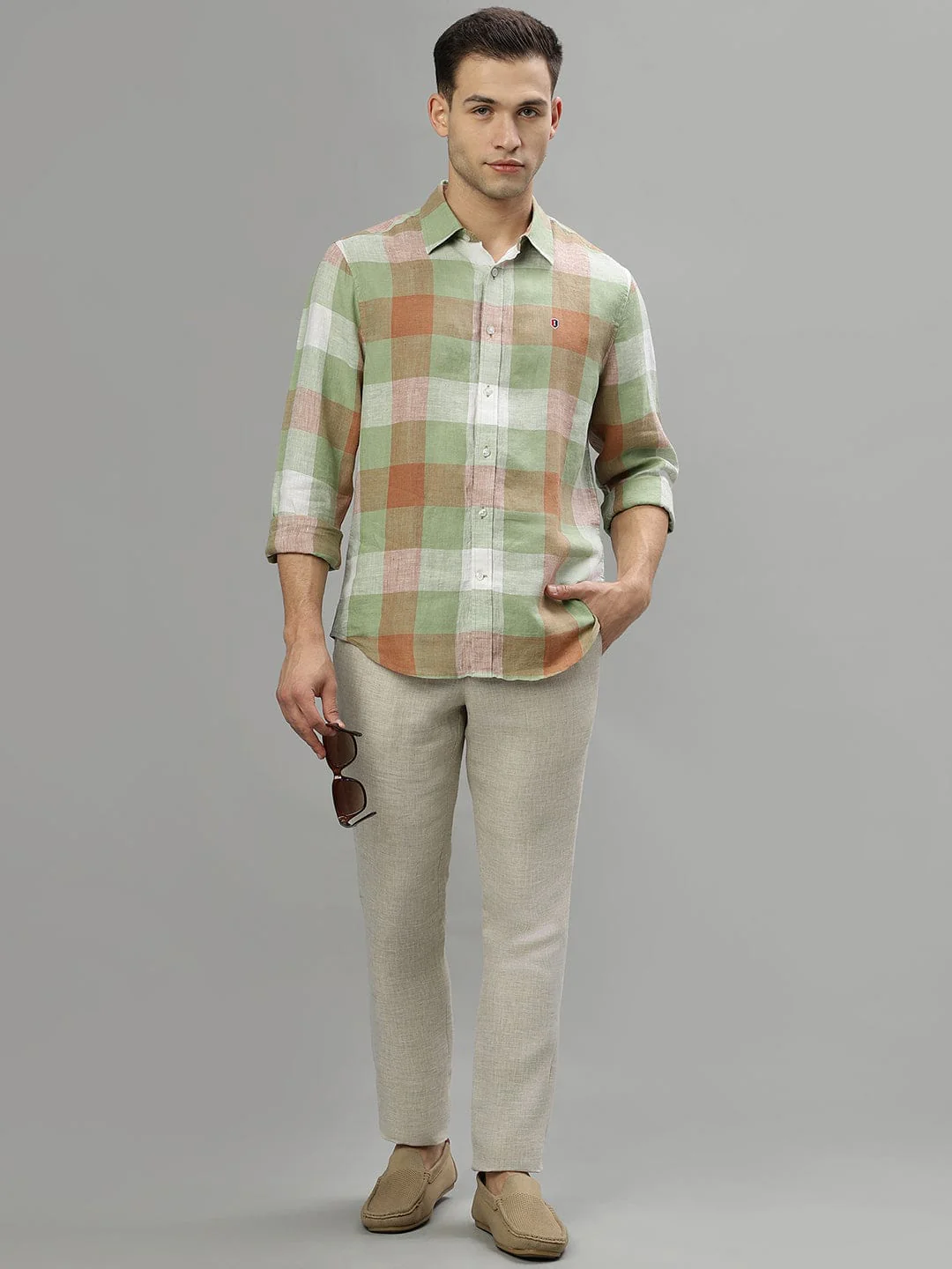 Iconic Men Multi Shirt Collar Shirt - Image 5