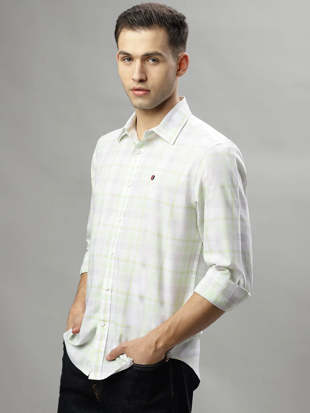 Iconic Men Multi Shirt Collar Shirt - Image 3