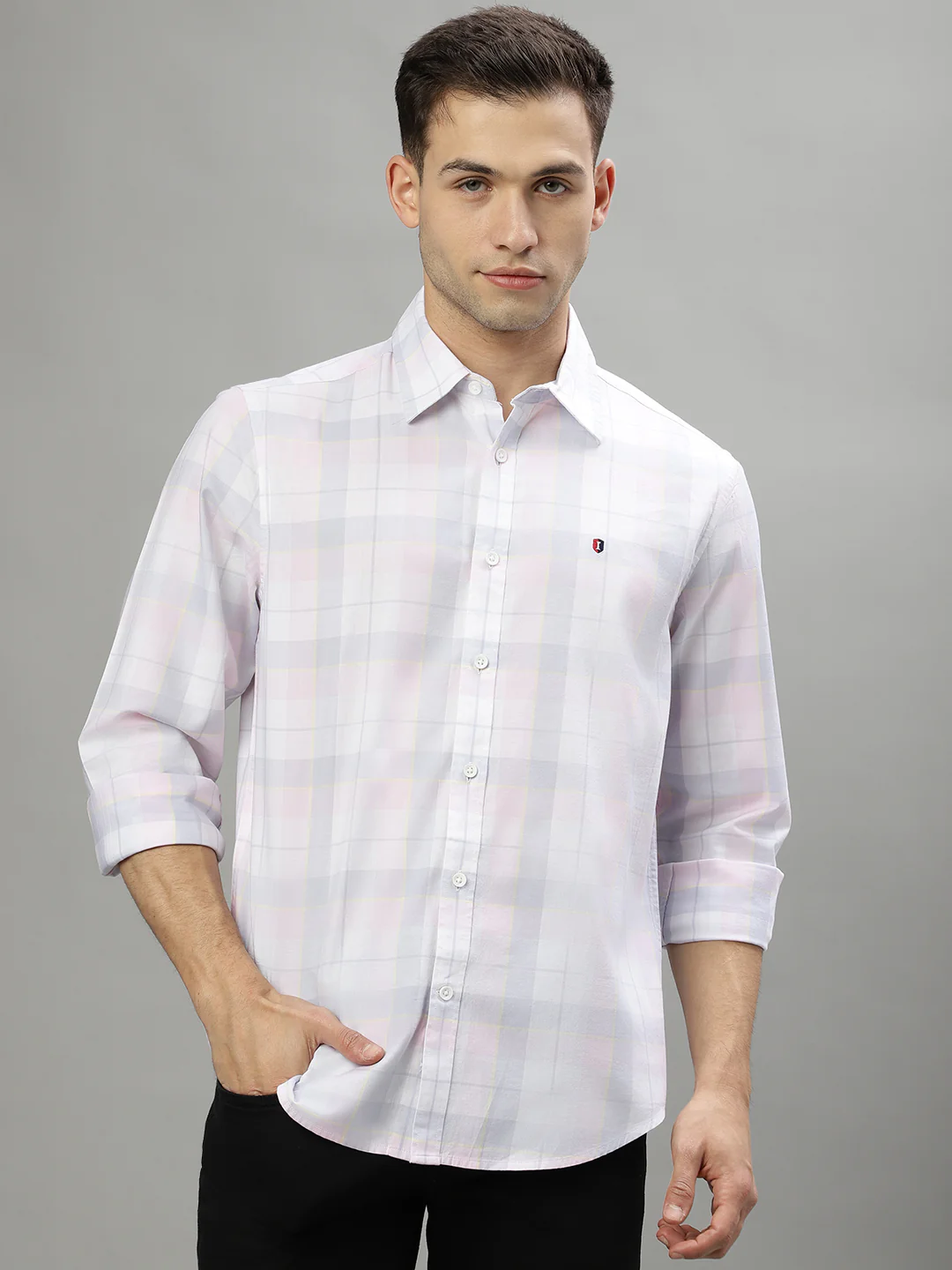 Iconic Multi Checked Regular Fit Shirt - Image 2